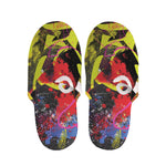 Love NYC Graffiti Print Slippers