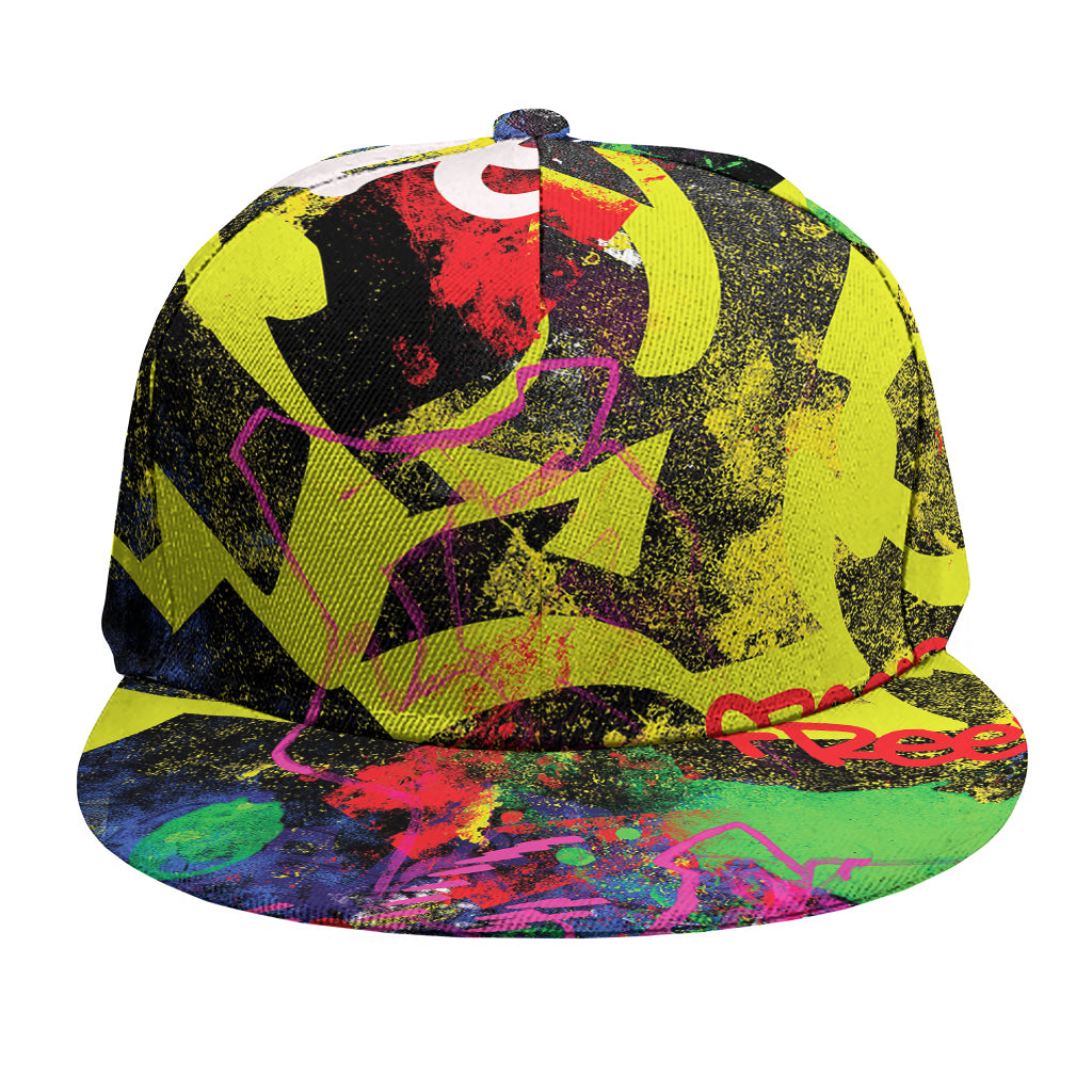 Love NYC Graffiti Print Snapback Cap