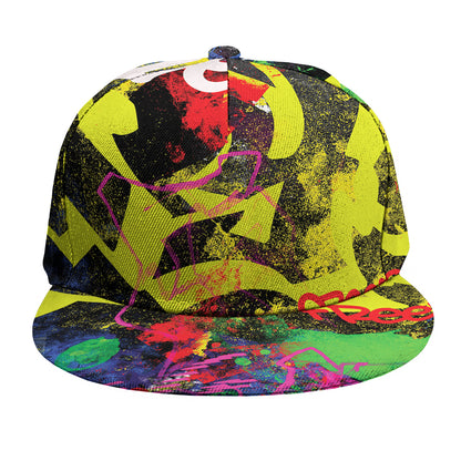 Love NYC Graffiti Print Snapback Cap