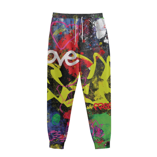 Love NYC Graffiti Print Sweatpants