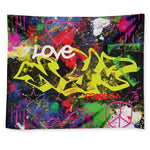 Love NYC Graffiti Print Tapestry