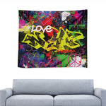 Love NYC Graffiti Print Tapestry