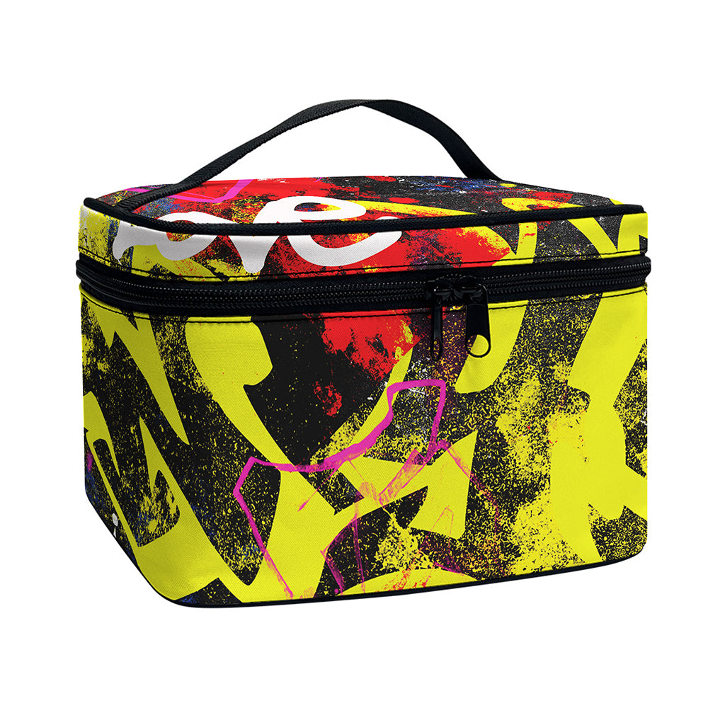 Love NYC Graffiti Print Travel Makeup Bag