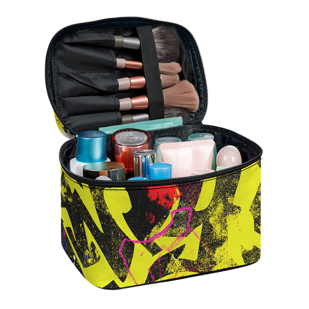 Love NYC Graffiti Print Travel Makeup Bag