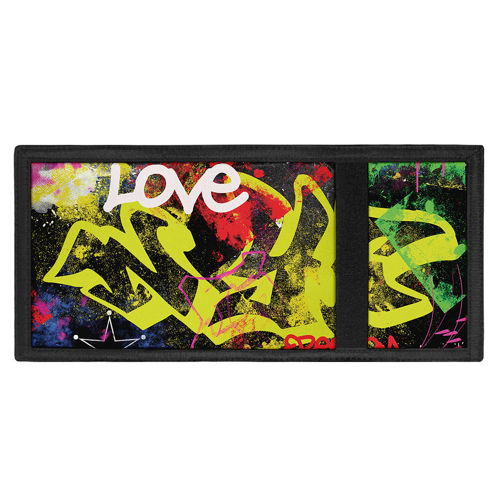Love NYC Graffiti Print Trifold Wallet