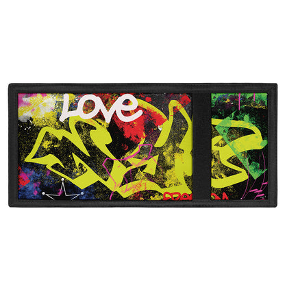 Love NYC Graffiti Print Trifold Wallet