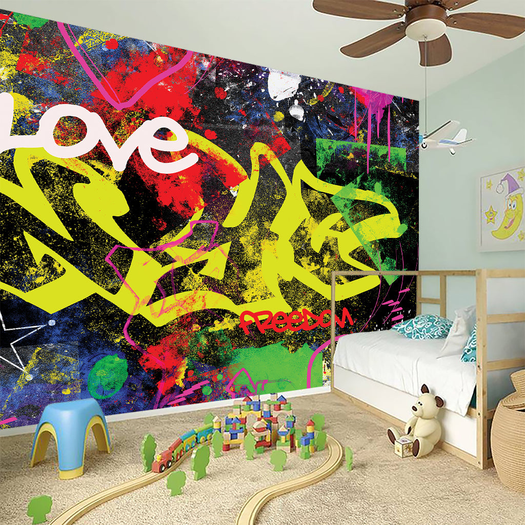 Love NYC Graffiti Print Wall Sticker