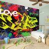 Love NYC Graffiti Print Wall Sticker