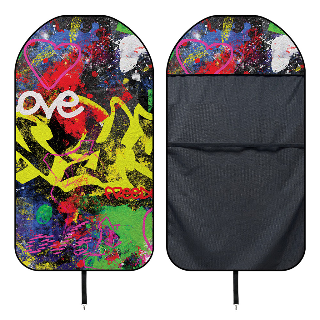 Love NYC Graffiti Print Waterproof Car Seat Cover