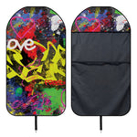 Love NYC Graffiti Print Waterproof Car Seat Cover