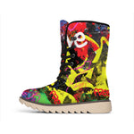Love NYC Graffiti Print Winter Boots