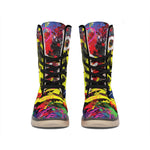 Love NYC Graffiti Print Winter Boots