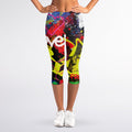 Love NYC Graffiti Print Women's Capri Leggings