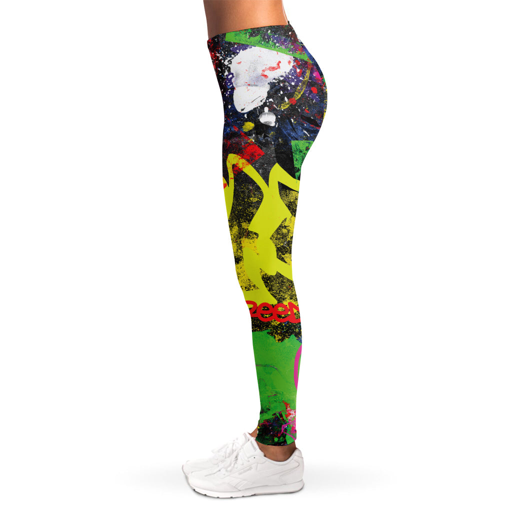Love NYC Graffiti Print Women's Leggings