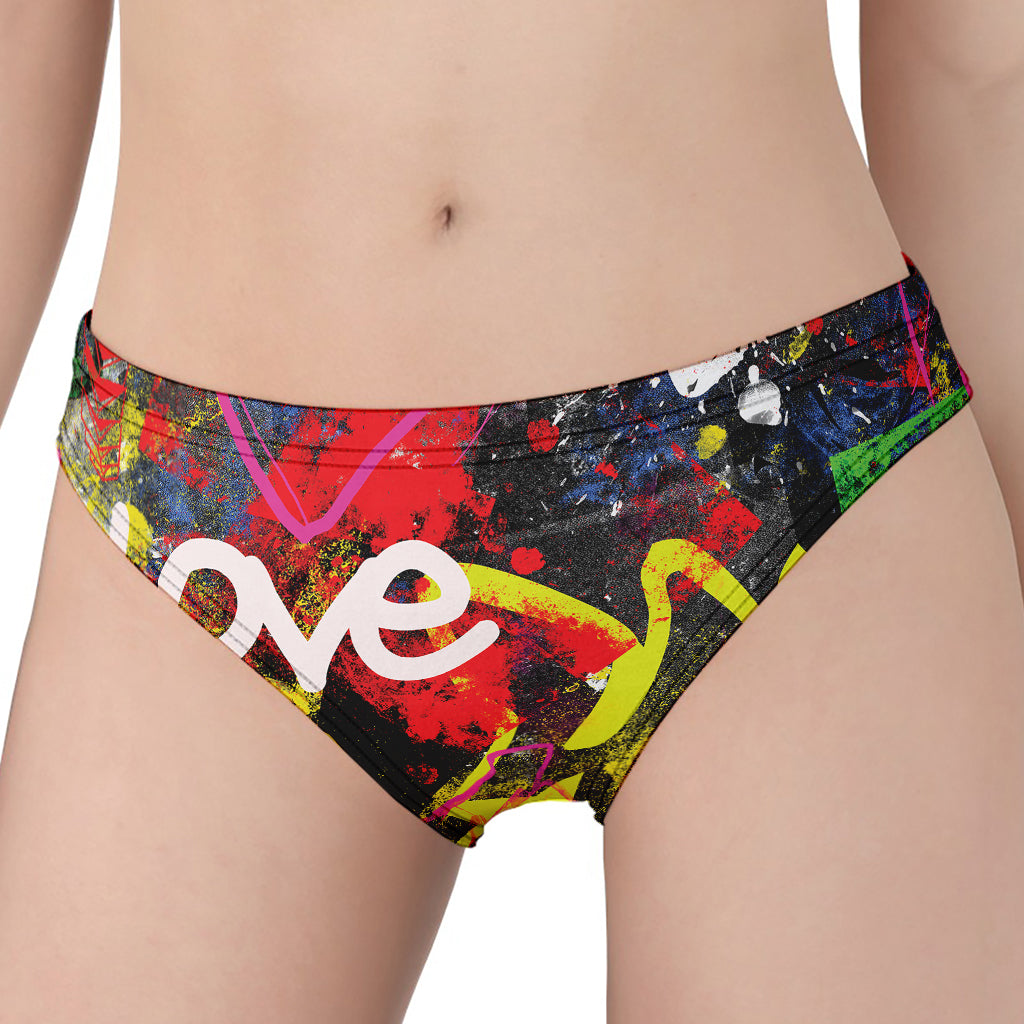 Love NYC Graffiti Print Women's Panties