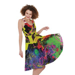 Love NYC Graffiti Print Women's Sleeveless Dress