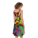Love NYC Graffiti Print Women's Sleeveless Dress