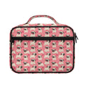 Love Pug Pattern Print Briefcase Bible Bag