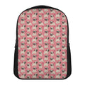 Love Pug Pattern Print Casual Backpack