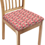 Love Pug Pattern Print Chair Cushion Cover