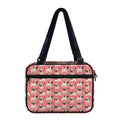 Love Pug Pattern Print Double Strap Bible Bag