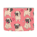 Love Pug Pattern Print Drum Lamp Shade