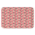 Love Pug Pattern Print Indoor Door Mat