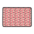 Love Pug Pattern Print Kitchen Mat
