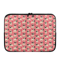 Love Pug Pattern Print Laptop Sleeve