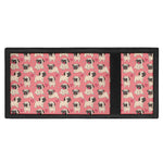 Love Pug Pattern Print Trifold Wallet