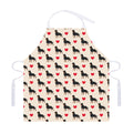 Love Rottweiler Pattern Print Adjustable Apron