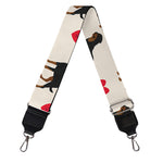 Love Rottweiler Pattern Print Bag Strap