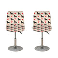 Love Rottweiler Pattern Print Bar Stool Covers