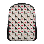 Love Rottweiler Pattern Print Casual Backpack