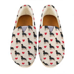 Love Rottweiler Pattern Print Casual Shoes