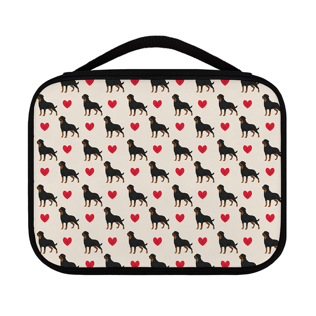 Love Rottweiler Pattern Print Classic Bible Case
