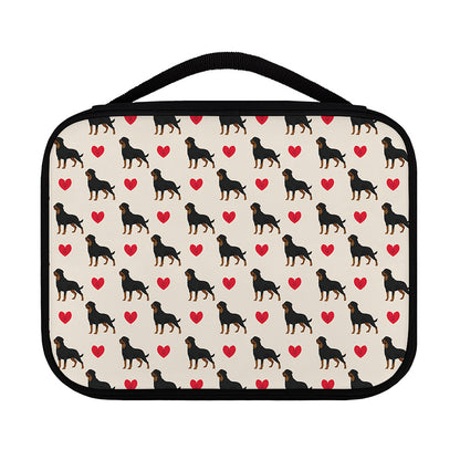 Love Rottweiler Pattern Print Classic Bible Case