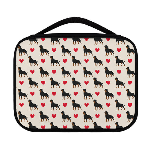 Love Rottweiler Pattern Print Classic Bible Case