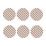 Love Rottweiler Pattern Print Coaster Set