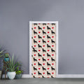 Love Rottweiler Pattern Print Door Sticker