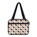 Love Rottweiler Pattern Print Double Strap Bible Bag