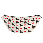 Love Rottweiler Pattern Print Fanny Pack