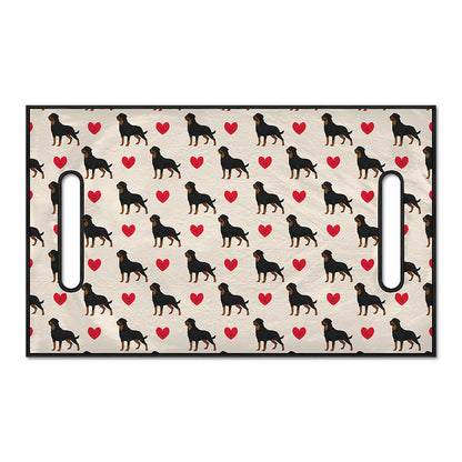 Love Rottweiler Pattern Print Golf Cart Seat Cover