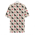 Love Rottweiler Pattern Print Hawaiian Shirt