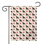 Love Rottweiler Pattern Print House Flag
