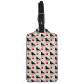 Love Rottweiler Pattern Print Luggage Tag