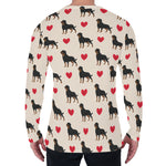 Love Rottweiler Pattern Print Men's Long Sleeve T-Shirt