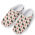 Love Rottweiler Pattern Print Mesh Casual Shoes