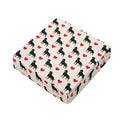 Love Rottweiler Pattern Print Outdoor Seat Cushion Cover