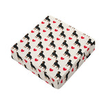 Love Rottweiler Pattern Print Outdoor Seat Cushion Cover